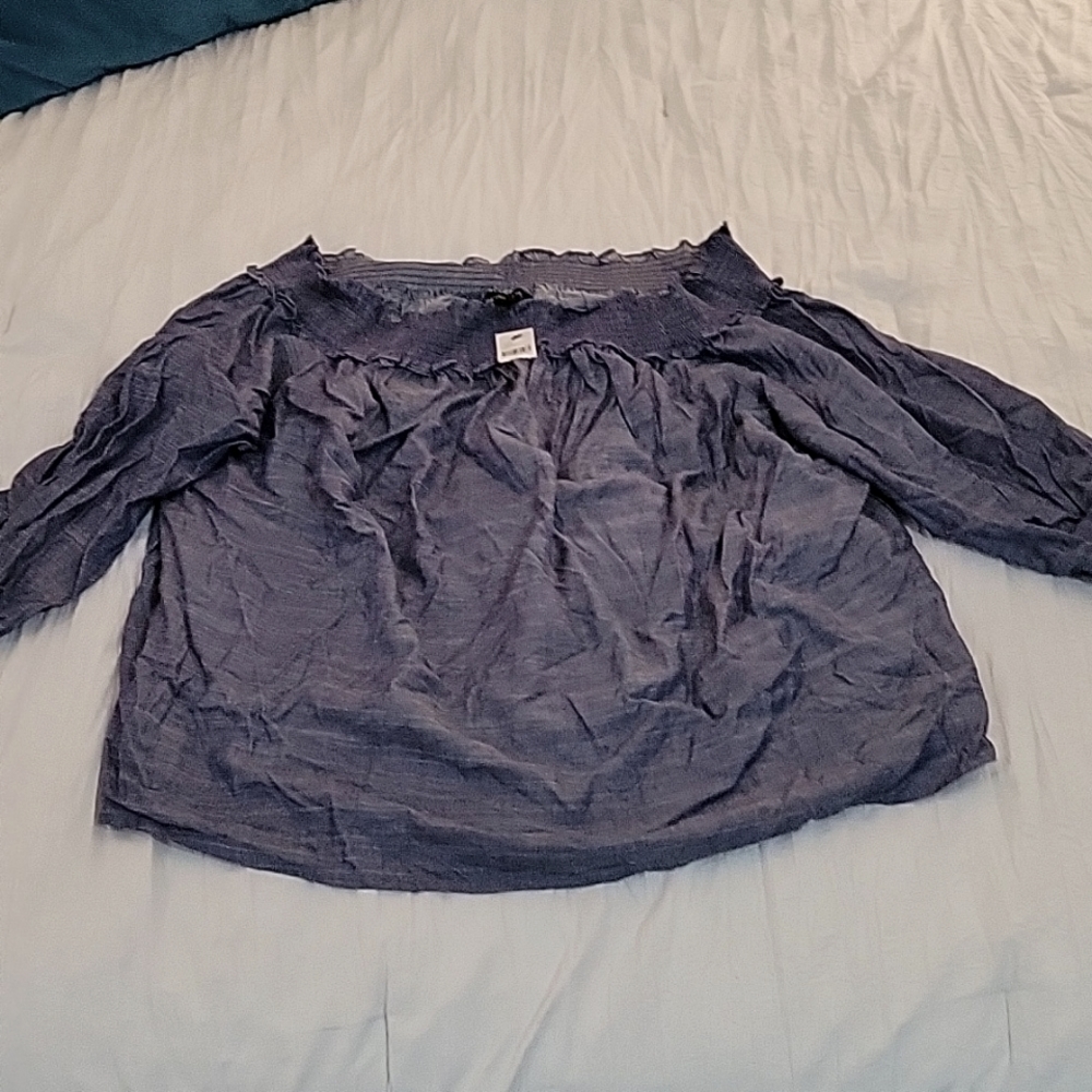 LANE BRYANT "SMOCK" BLOUSE